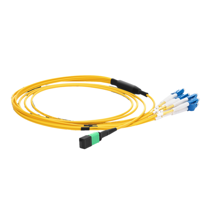 MPO to 4/8/12X LC/SC/CS/FC / UPC/APC-duplex Breakout singlemode OS2 cable - Image 2