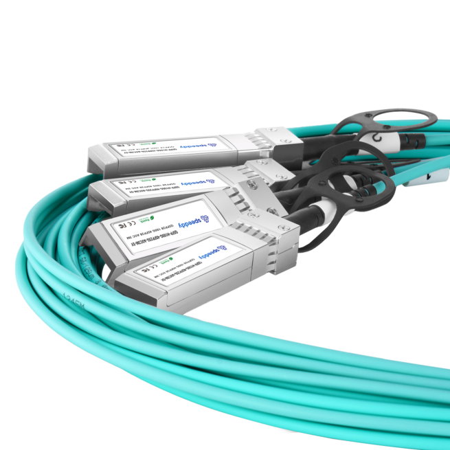 100G QSFP28 to 4X SFP28 Breakout AOC - Image 3