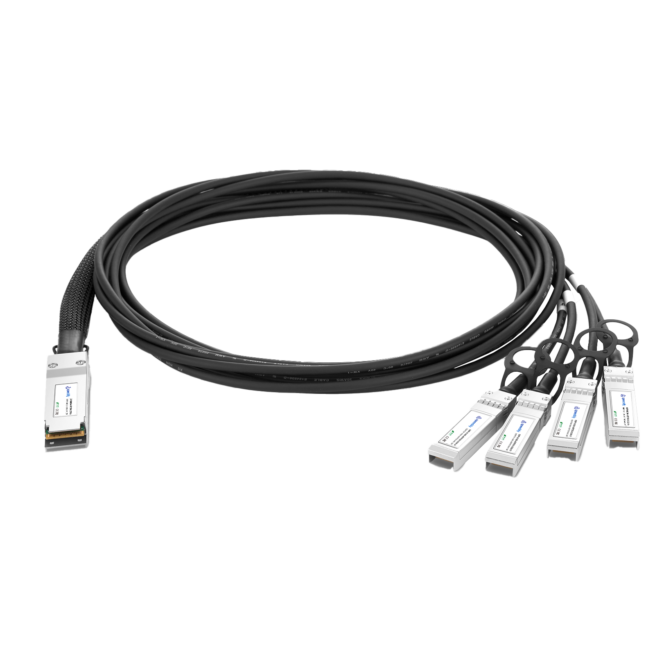 100G QSFP28 to 4X SFP28 Breakout DAC